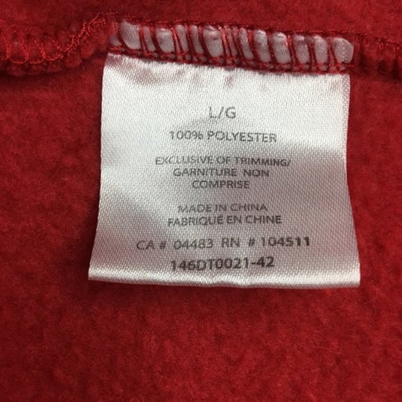 Marvel Deadpool Pullover Sweater Crewneck Long Sleeve Red/Black Large Men's - Picture 3 of 10